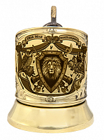 Подстаканник "Лев" гравировка